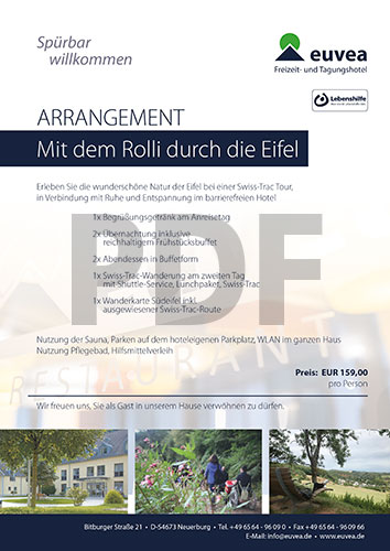 euvea Arrangements 2021 Barrierefreie Eifelparktage Titel